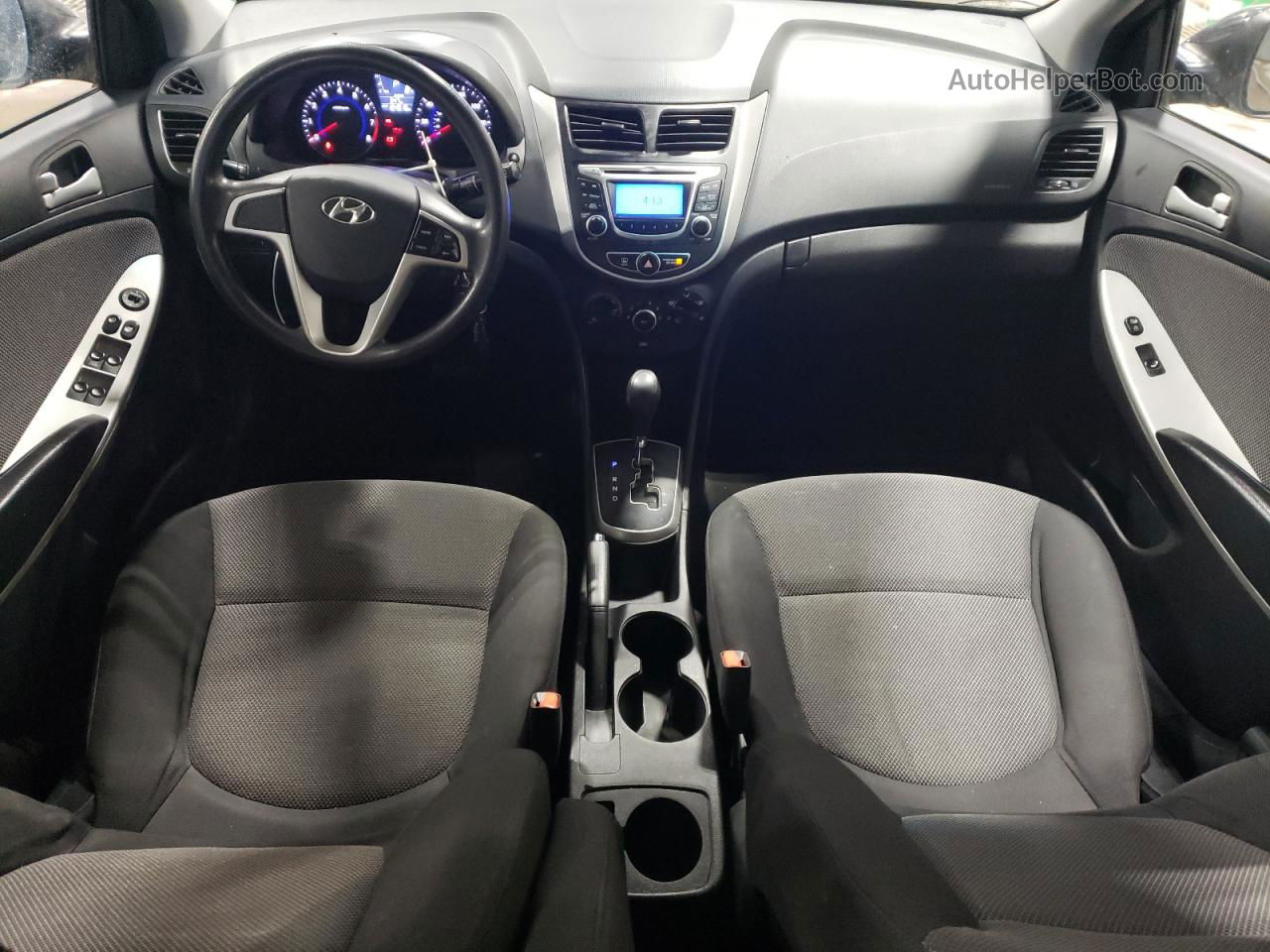 2013 Hyundai Accent Gls Черный vin: KMHCT5AE7DU127978