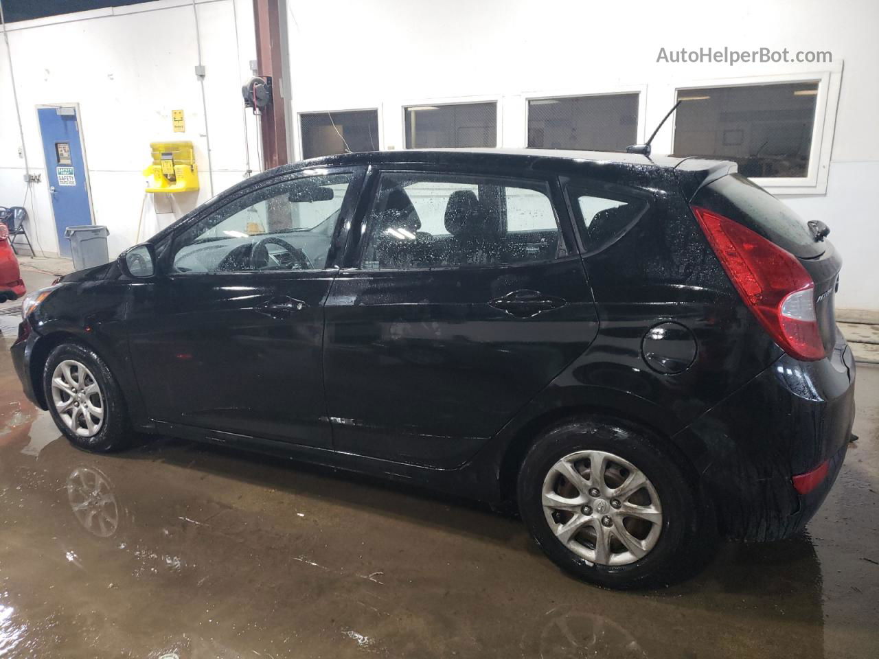 2013 Hyundai Accent Gls Black vin: KMHCT5AE7DU127978