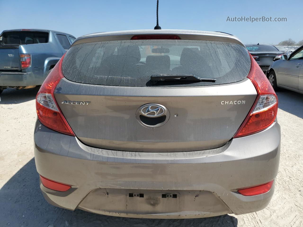 2014 Hyundai Accent Gls Tan vin: KMHCT5AE7EU145074