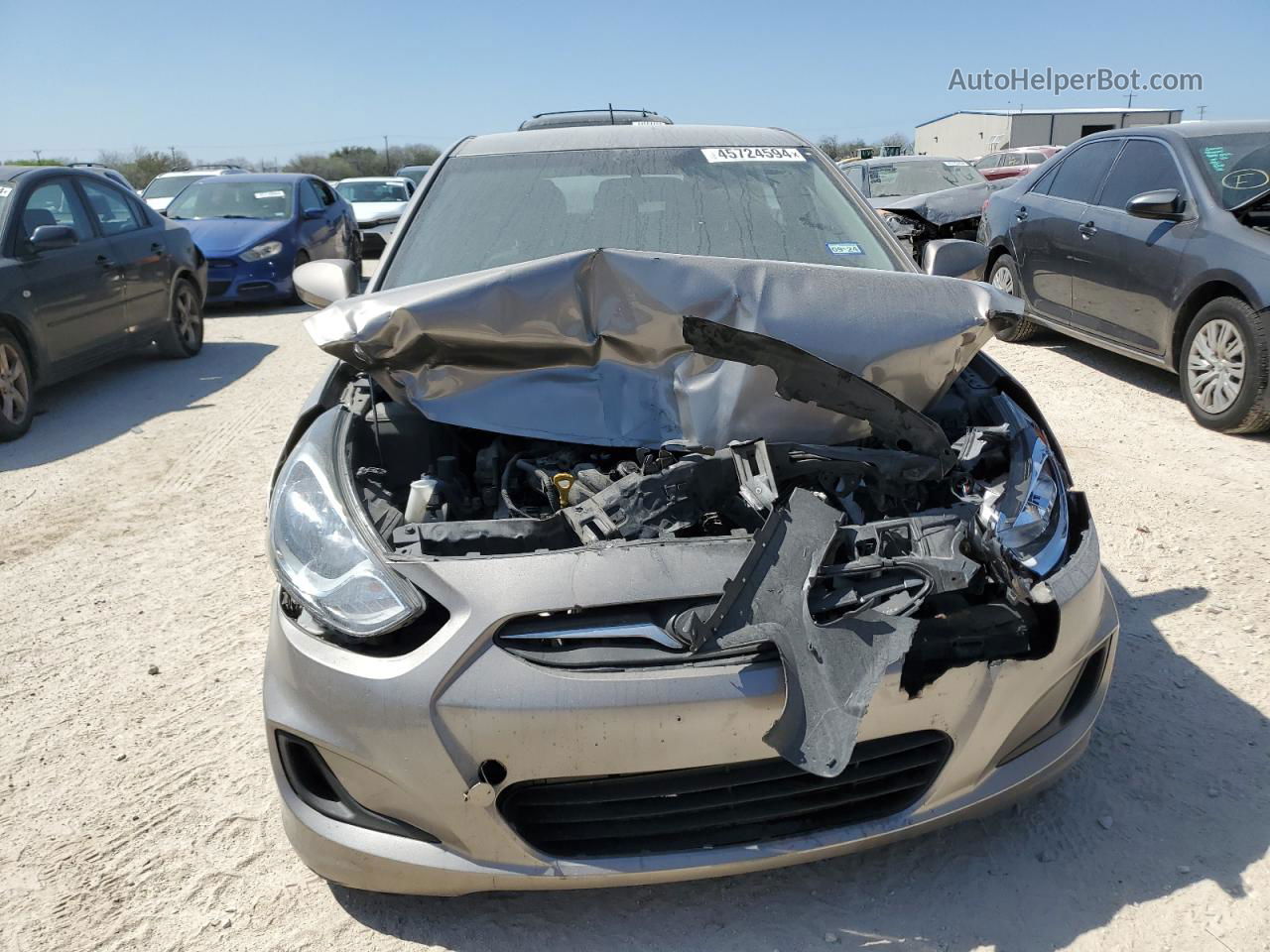 2014 Hyundai Accent Gls Tan vin: KMHCT5AE7EU145074