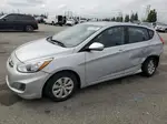 2015 Hyundai Accent Gs Silver vin: KMHCT5AE7FU213133