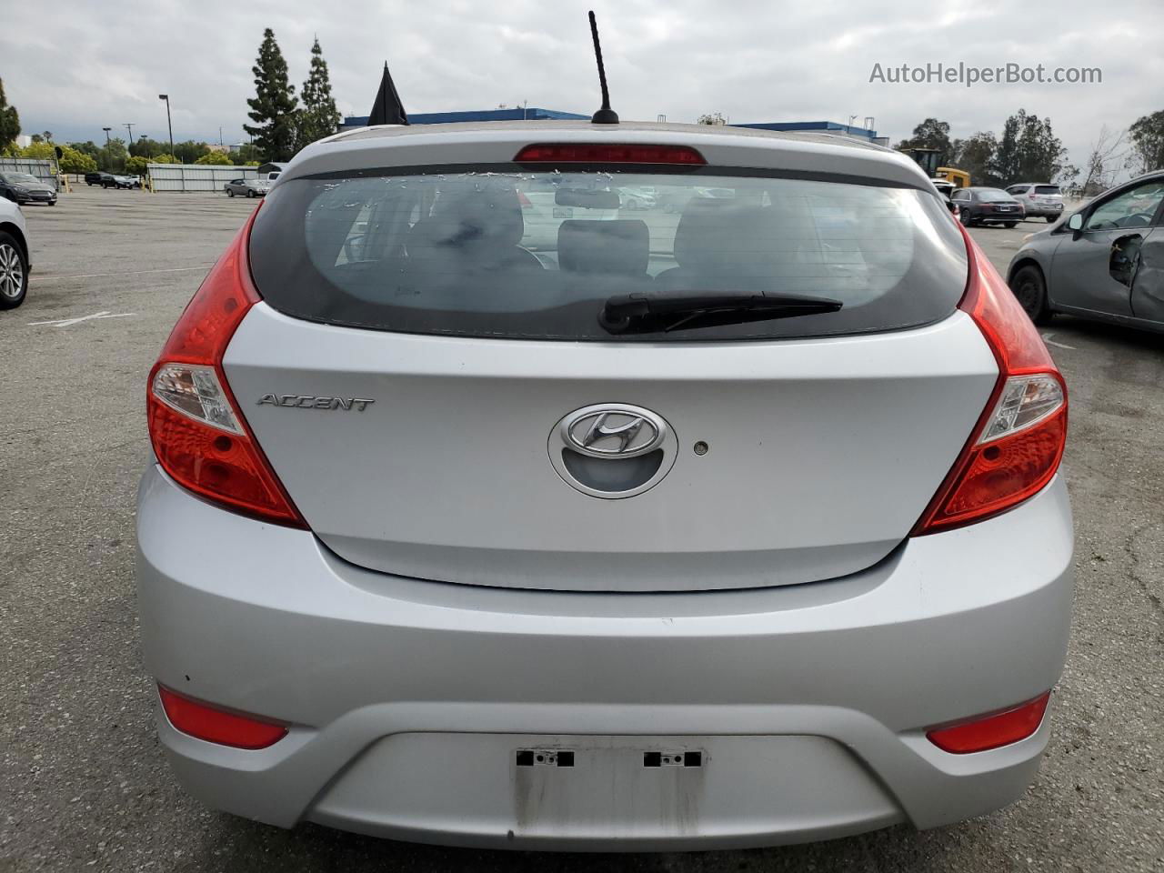 2015 Hyundai Accent Gs Silver vin: KMHCT5AE7FU213133