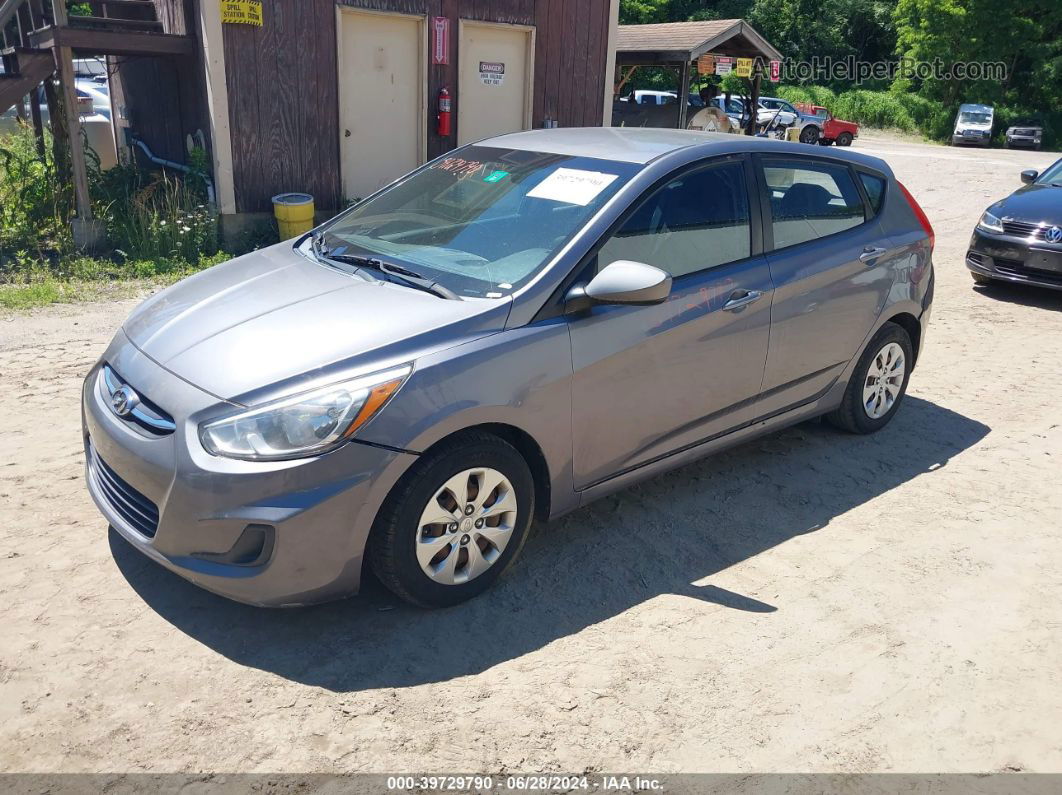 2015 Hyundai Accent Gs Серый vin: KMHCT5AE7FU213844