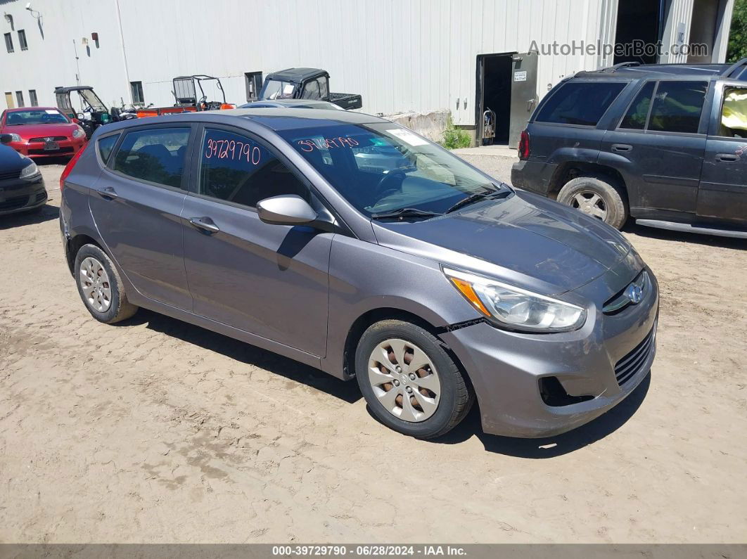 2015 Hyundai Accent Gs Gray vin: KMHCT5AE7FU213844