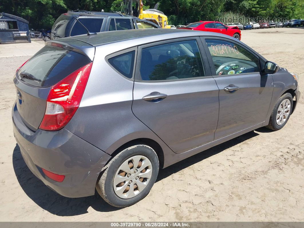 2015 Hyundai Accent Gs Gray vin: KMHCT5AE7FU213844