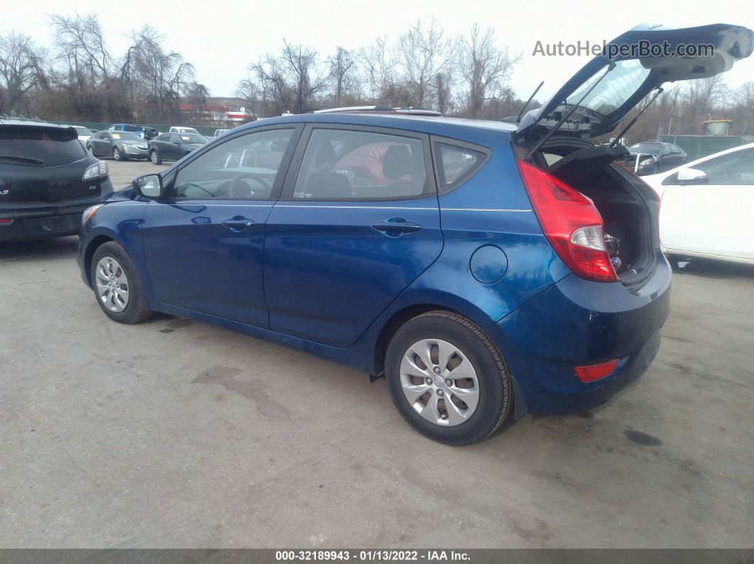 2015 Hyundai Accent Gs Синий vin: KMHCT5AE7FU222690