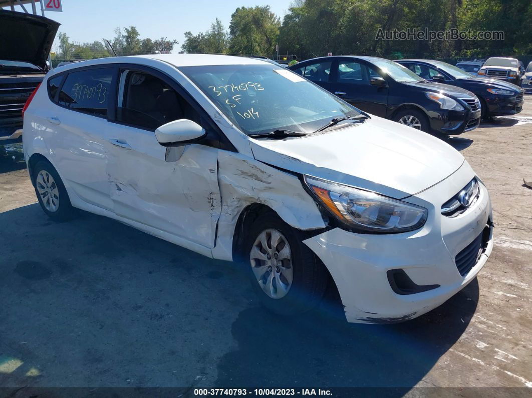 2016 Hyundai Accent Se White vin: KMHCT5AE7GU241323