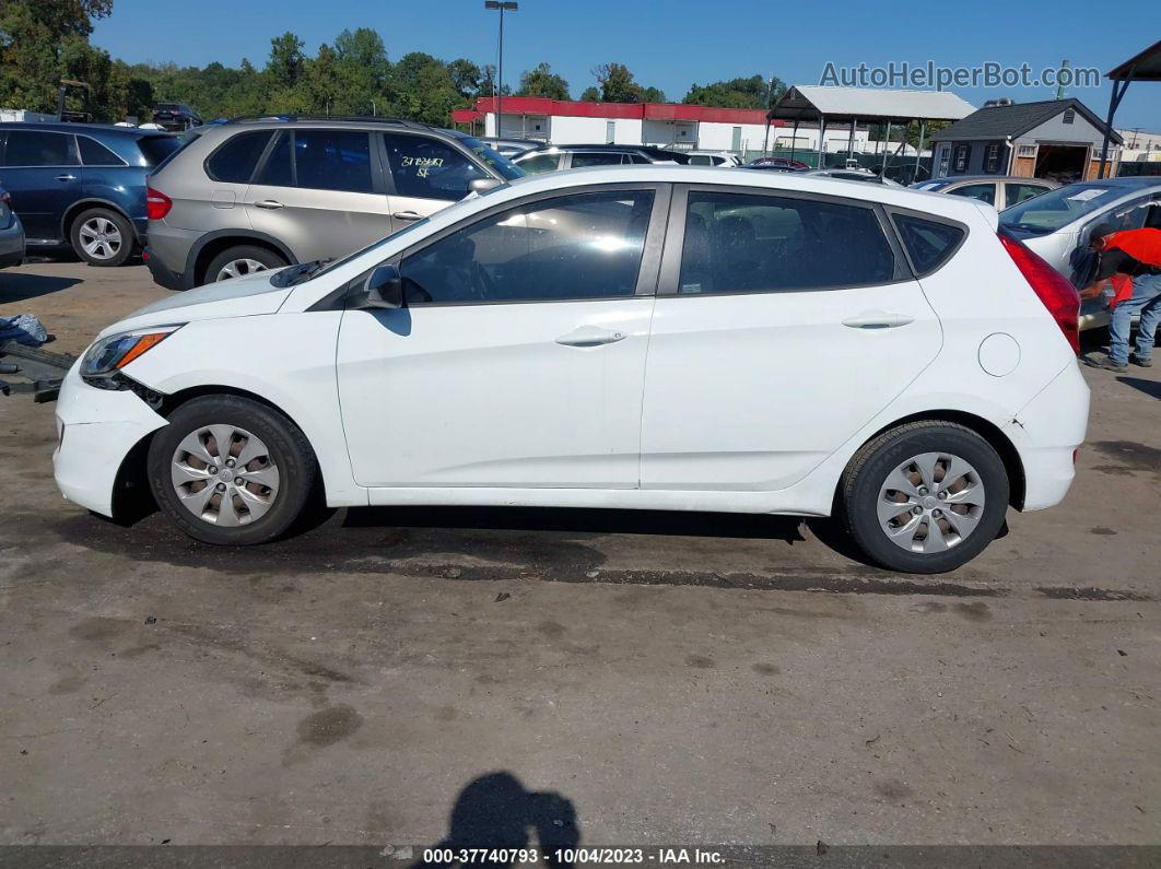 2016 Hyundai Accent Se White vin: KMHCT5AE7GU241323