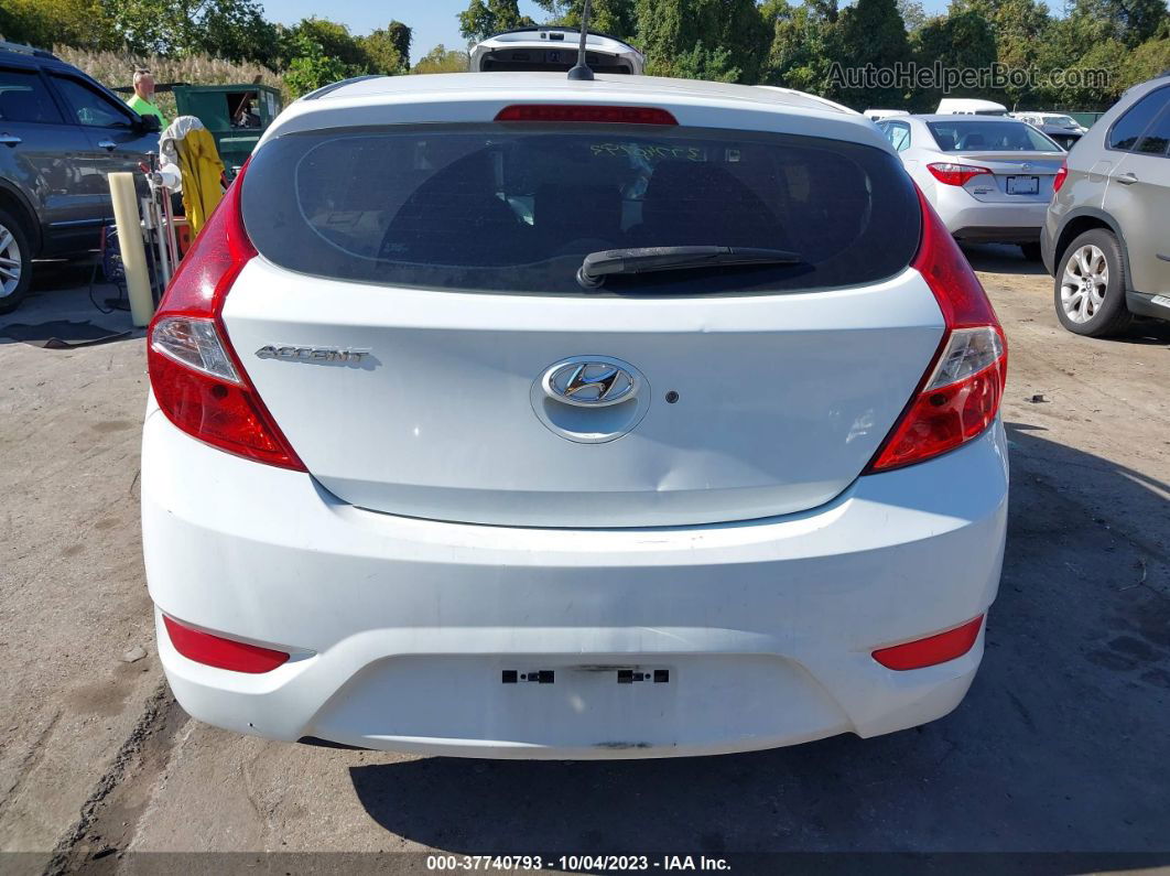 2016 Hyundai Accent Se White vin: KMHCT5AE7GU241323