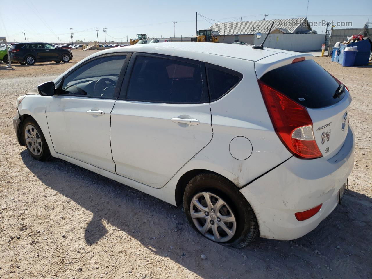 2016 Hyundai Accent Se White vin: KMHCT5AE7GU243959