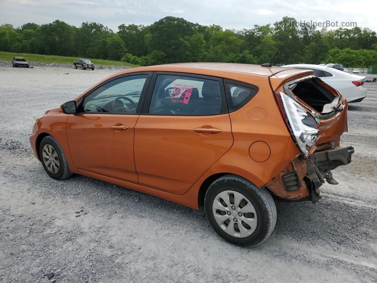 2016 Hyundai Accent Se Orange vin: KMHCT5AE7GU248823