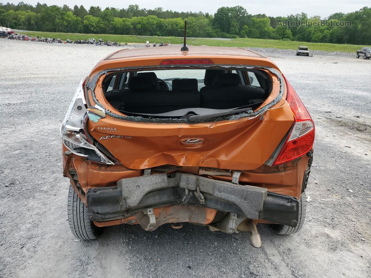 2016 Hyundai Accent Se Orange vin: KMHCT5AE7GU248823