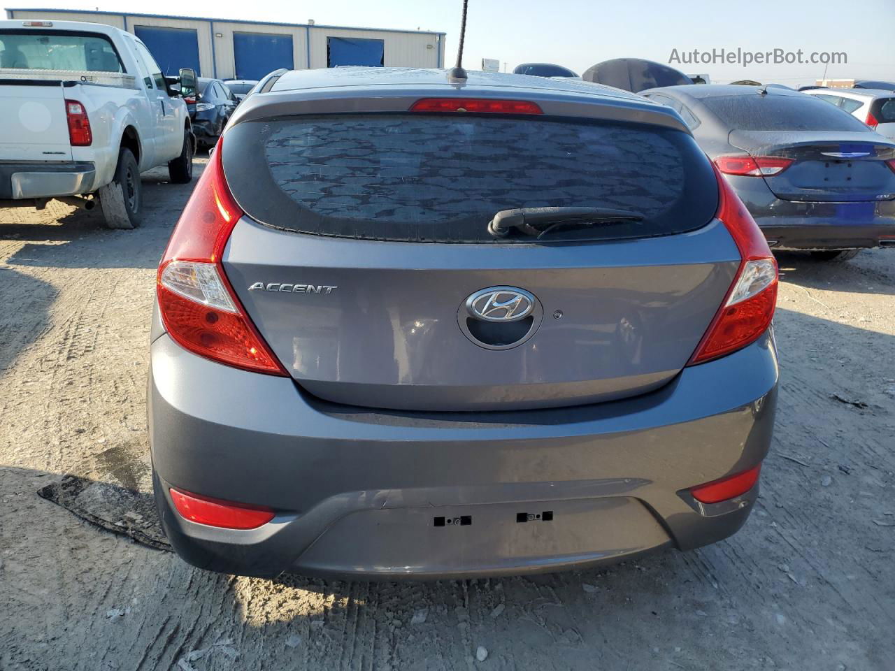 2016 Hyundai Accent Se Gray vin: KMHCT5AE7GU259045