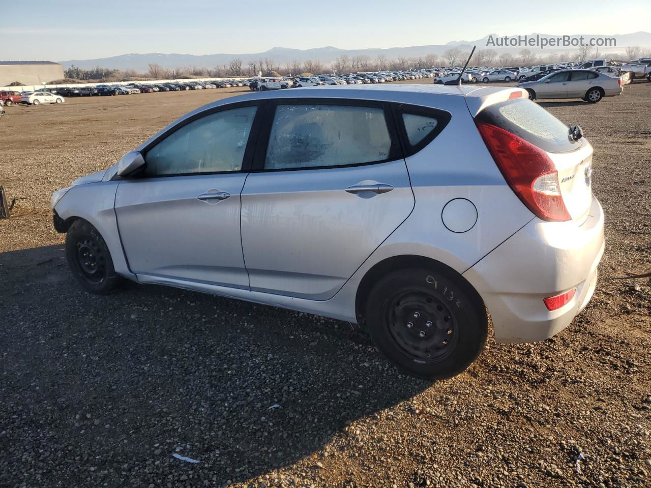 2016 Hyundai Accent Se Silver vin: KMHCT5AE7GU279750