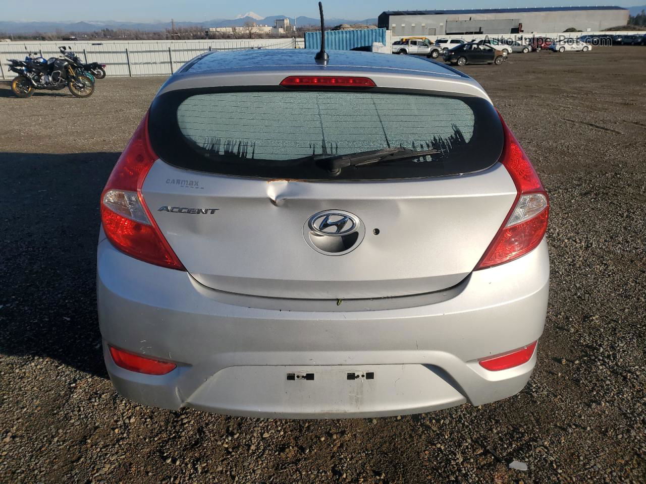 2016 Hyundai Accent Se Серебряный vin: KMHCT5AE7GU279750