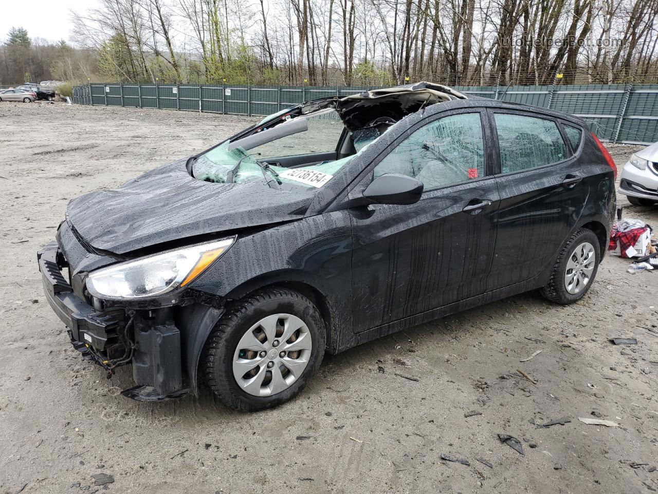 2017 Hyundai Accent Se Black vin: KMHCT5AE7HU301537