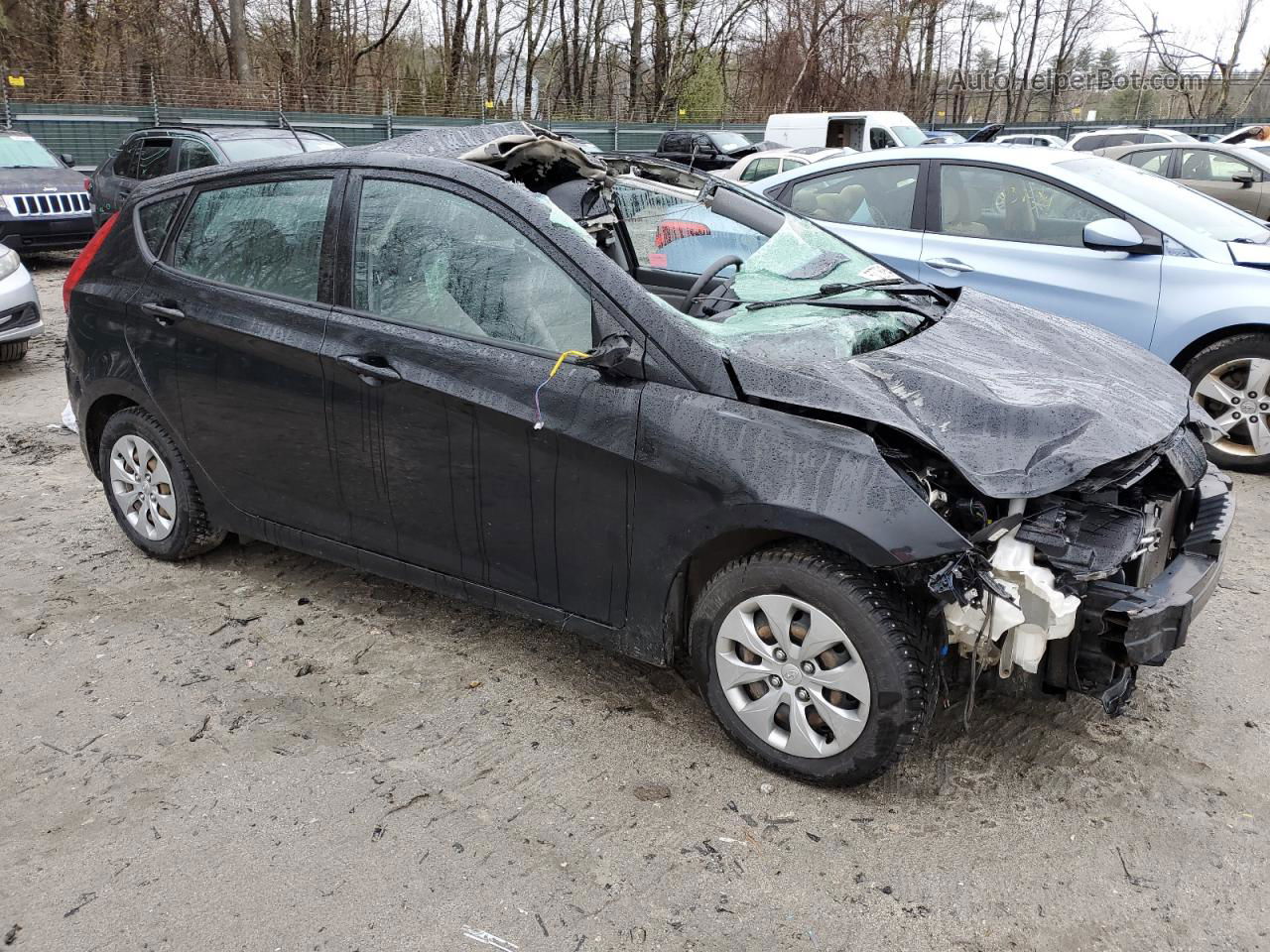 2017 Hyundai Accent Se Black vin: KMHCT5AE7HU301537