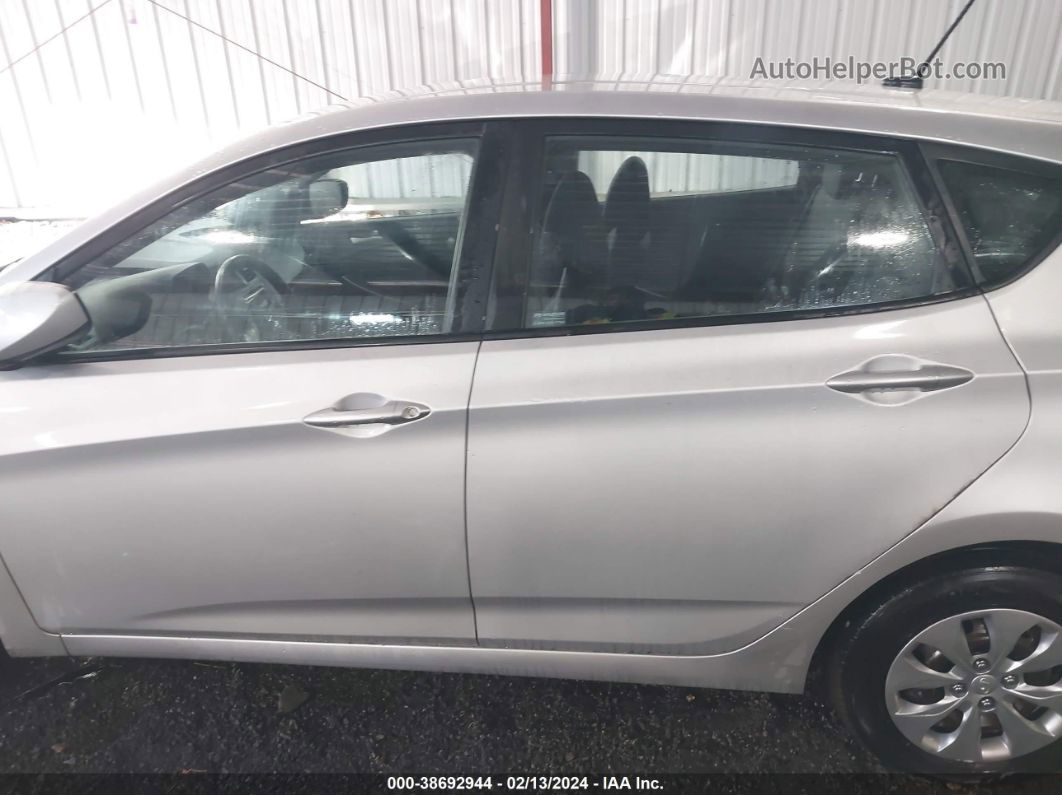 2017 Hyundai Accent Se Silver vin: KMHCT5AE7HU337292