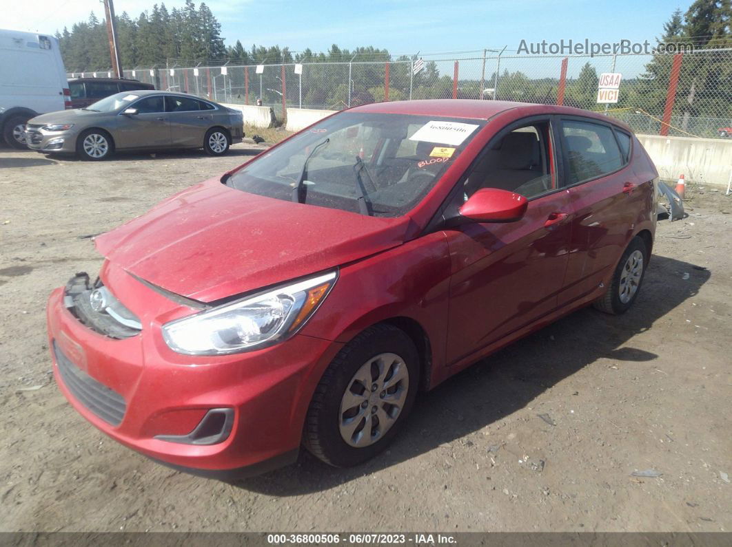 2017 Hyundai Accent Se Burgundy vin: KMHCT5AE7HU352018