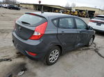 2013 Hyundai Accent Gls Gray vin: KMHCT5AE8DU060307