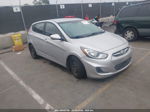 2014 Hyundai Accent Gs Silver vin: KMHCT5AE8EU195711