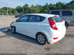 2015 Hyundai Accent Gs White vin: KMHCT5AE8FU209415