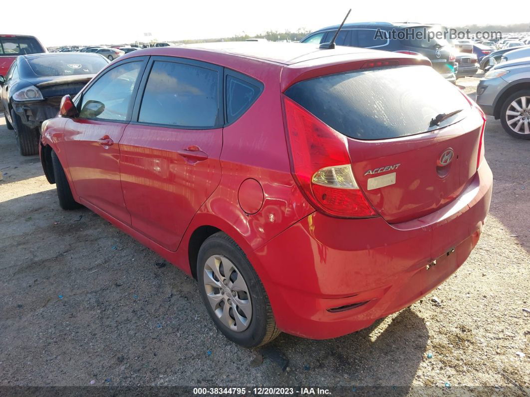 2015 Hyundai Accent Gs Red vin: KMHCT5AE8FU213416