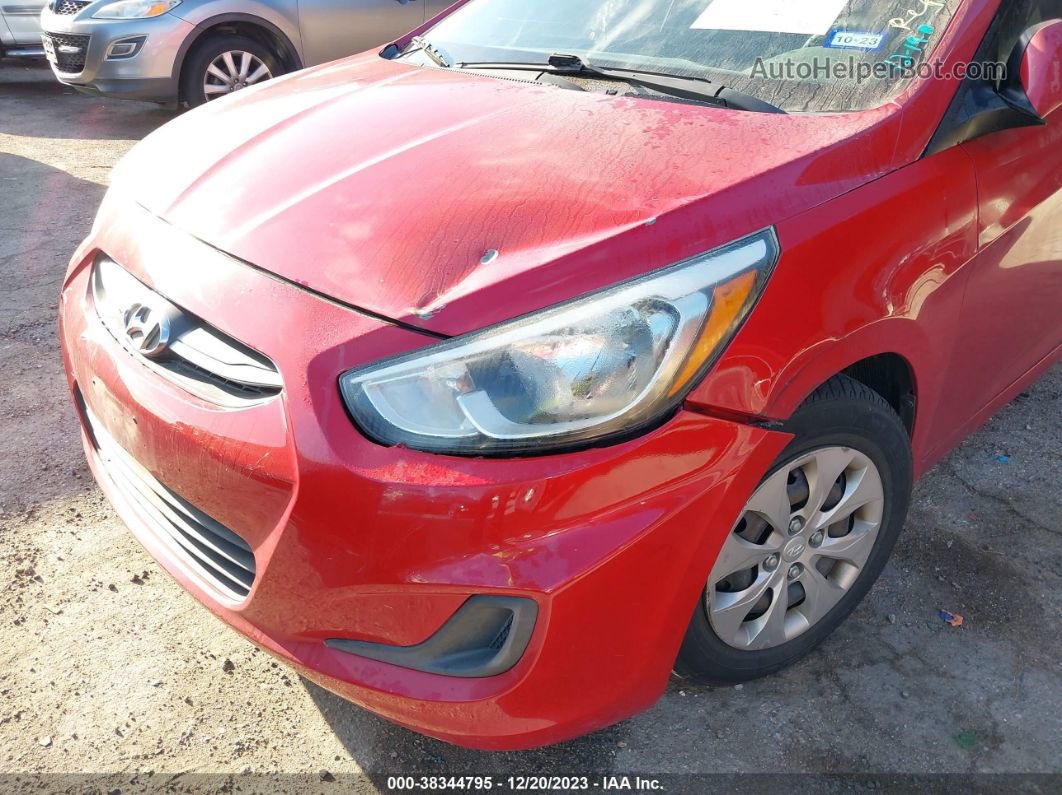 2015 Hyundai Accent Gs Red vin: KMHCT5AE8FU213416