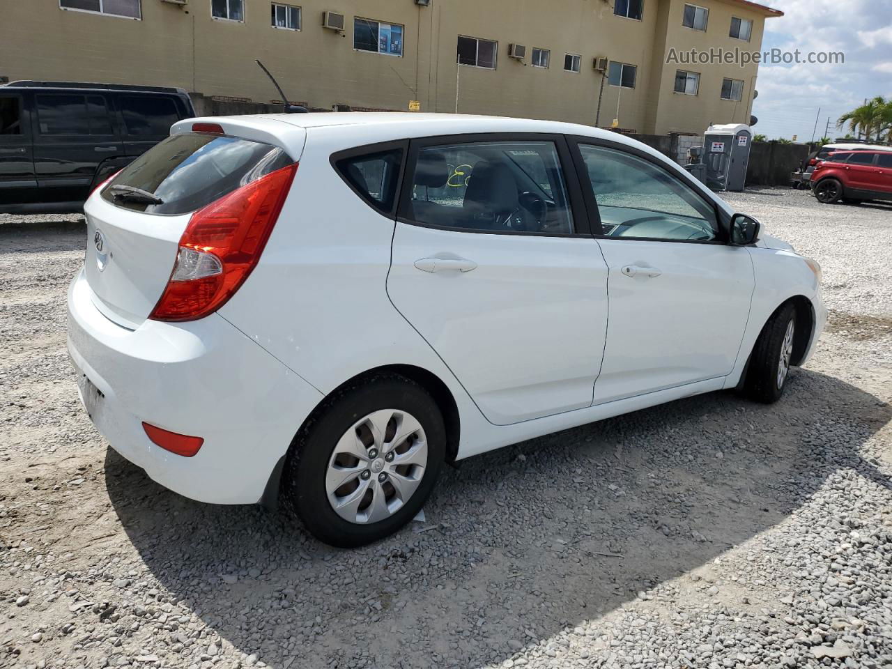 2015 Hyundai Accent Gs White vin: KMHCT5AE8FU216302