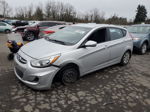 2015 Hyundai Accent Gs Silver vin: KMHCT5AE8FU216347