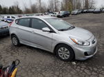 2015 Hyundai Accent Gs Silver vin: KMHCT5AE8FU216347