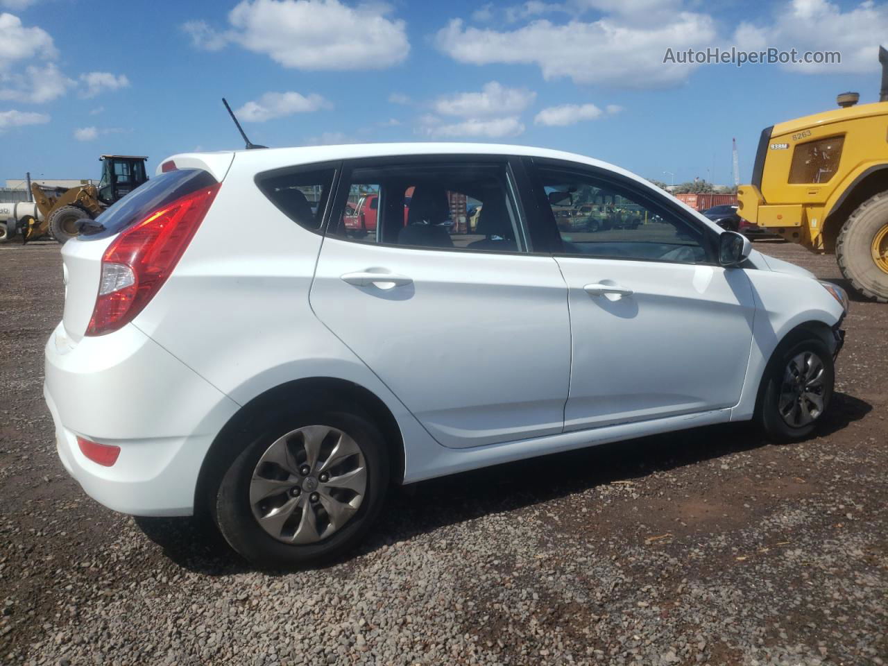 2016 Hyundai Accent Se White vin: KMHCT5AE8GU270460