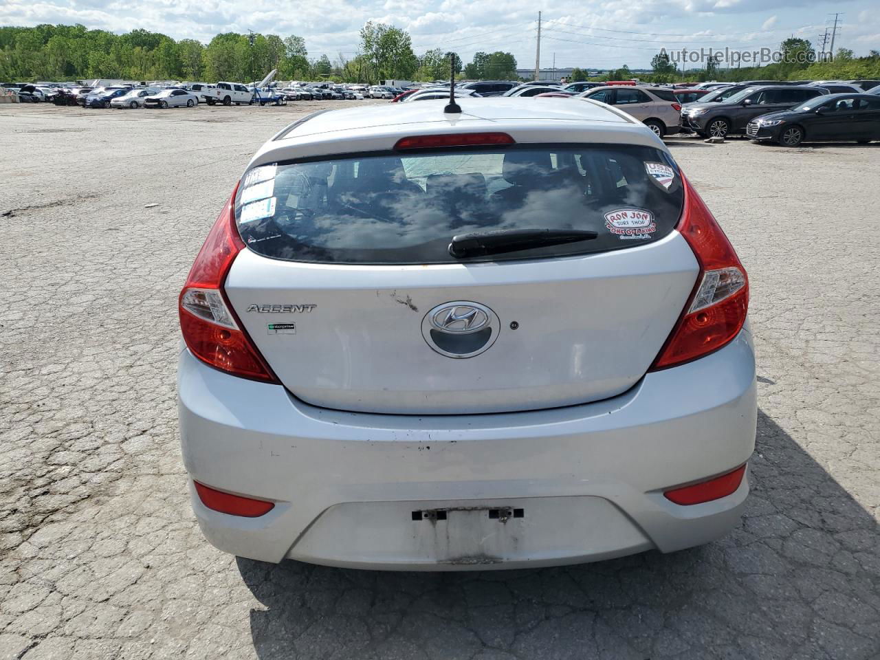 2016 Hyundai Accent Se Silver vin: KMHCT5AE8GU275366