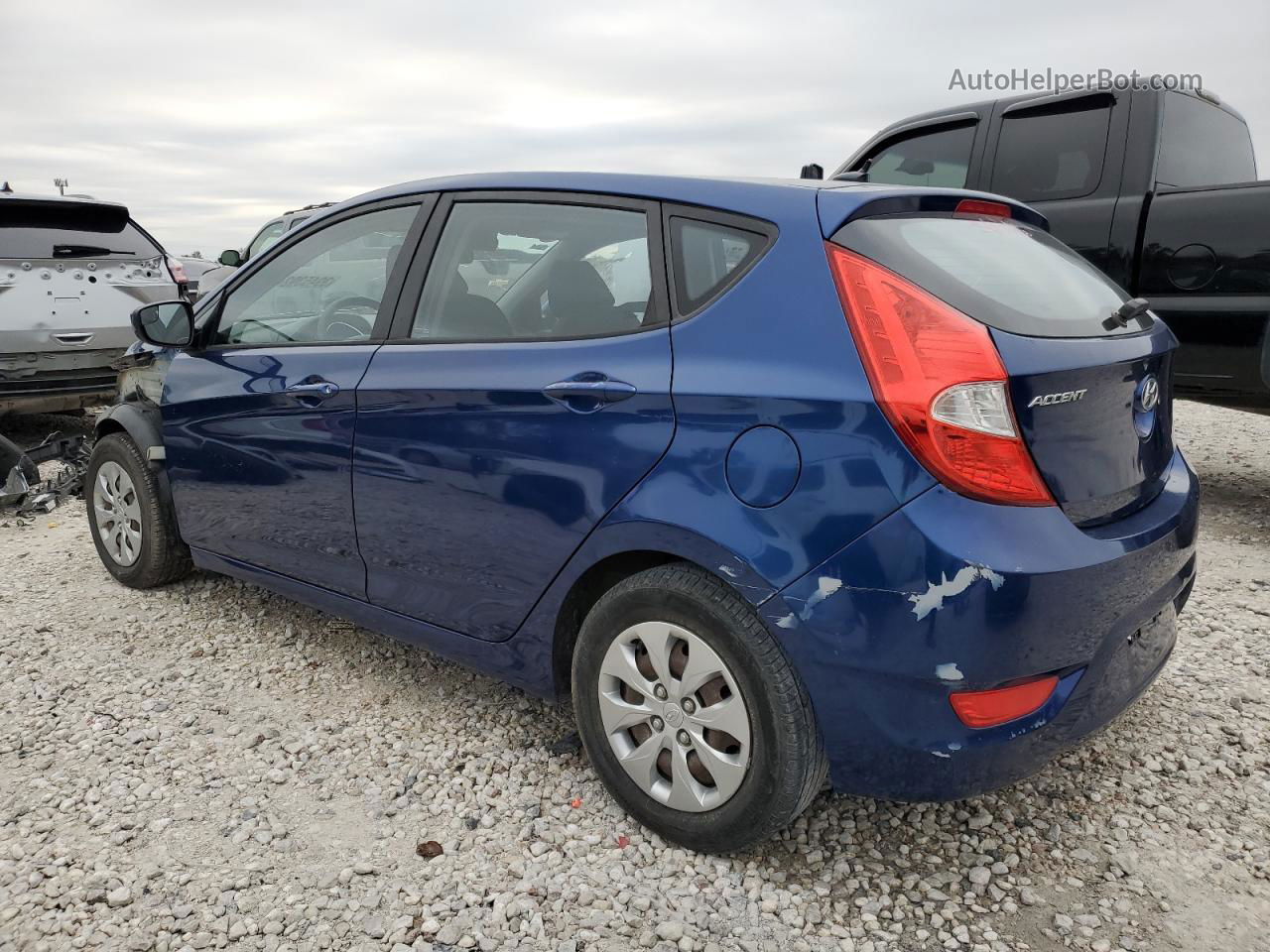 2016 Hyundai Accent Se Синий vin: KMHCT5AE8GU278509