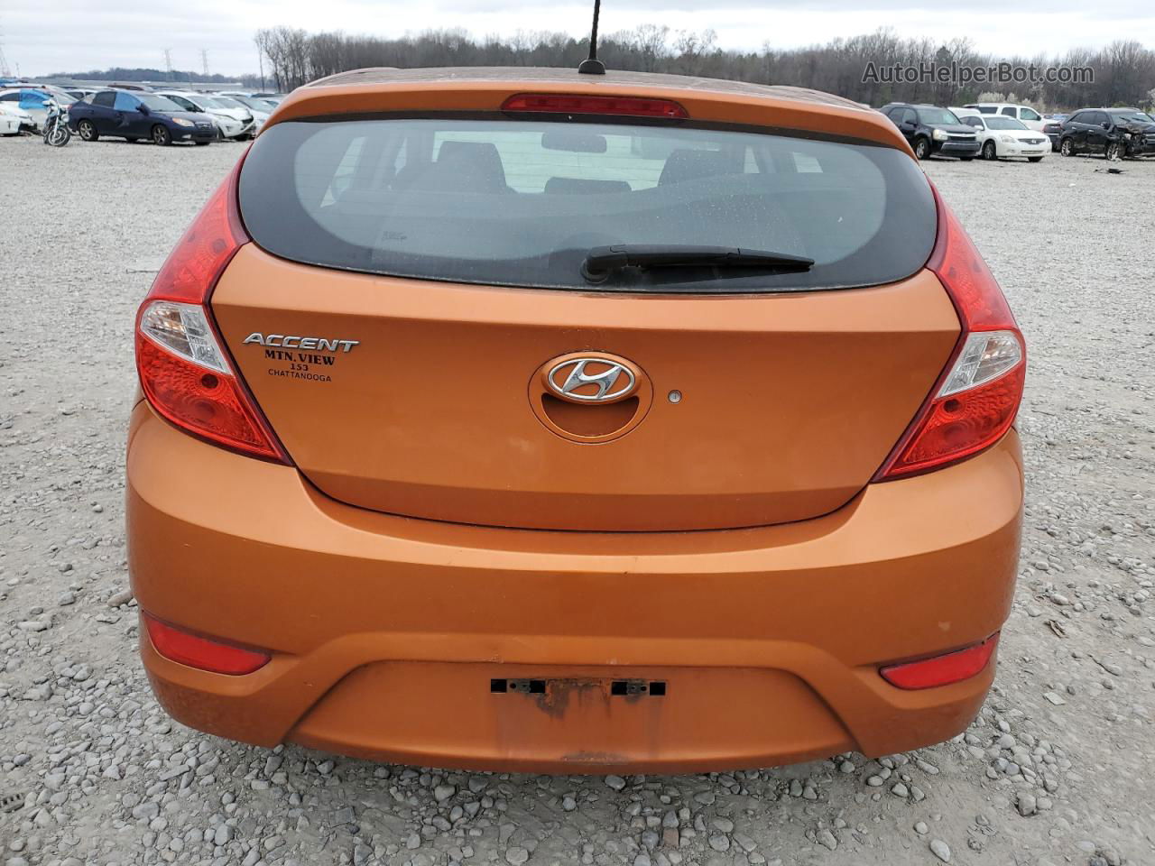 2017 Hyundai Accent Se Orange vin: KMHCT5AE8HU327208