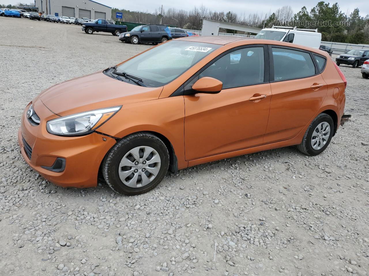 2017 Hyundai Accent Se Orange vin: KMHCT5AE8HU327208