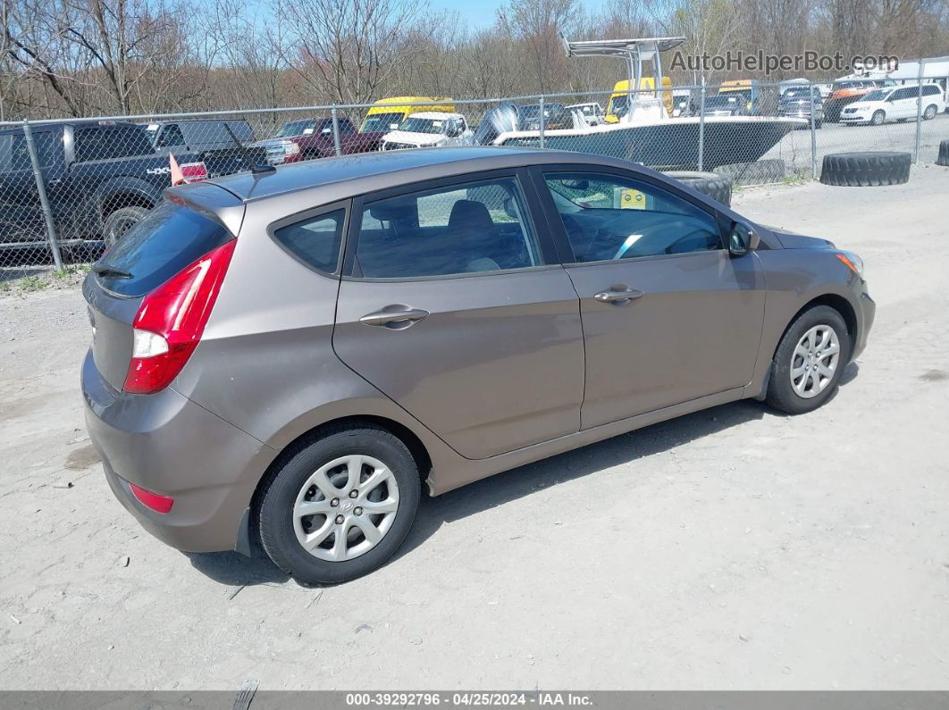 2013 Hyundai Accent Gs Brown vin: KMHCT5AE9DU072529