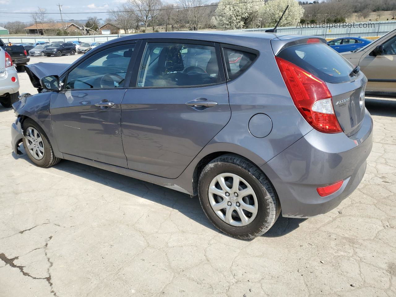 2013 Hyundai Accent Gls Угольный vin: KMHCT5AE9DU119980