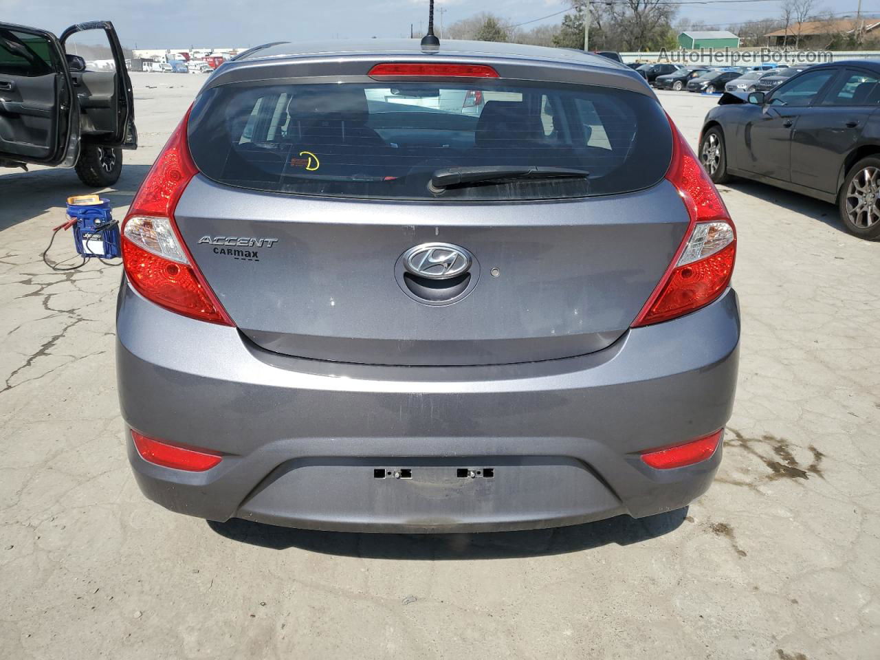 2013 Hyundai Accent Gls Charcoal vin: KMHCT5AE9DU119980