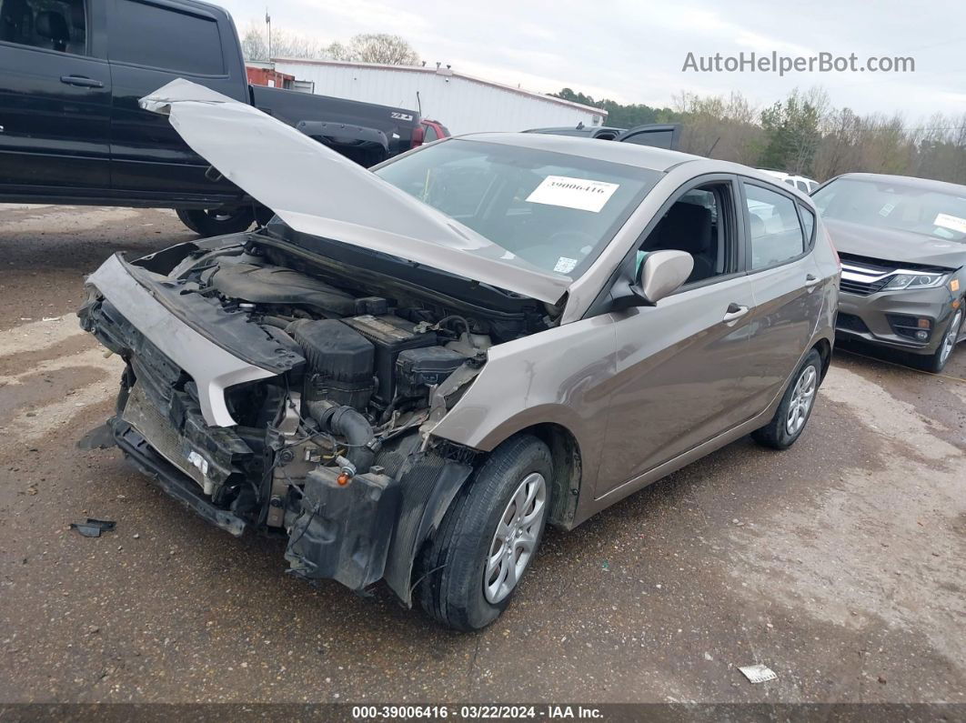 2013 Hyundai Accent Gs Brown vin: KMHCT5AE9DU121826