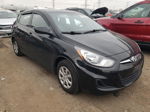 2013 Hyundai Accent Gls Black vin: KMHCT5AE9DU121986