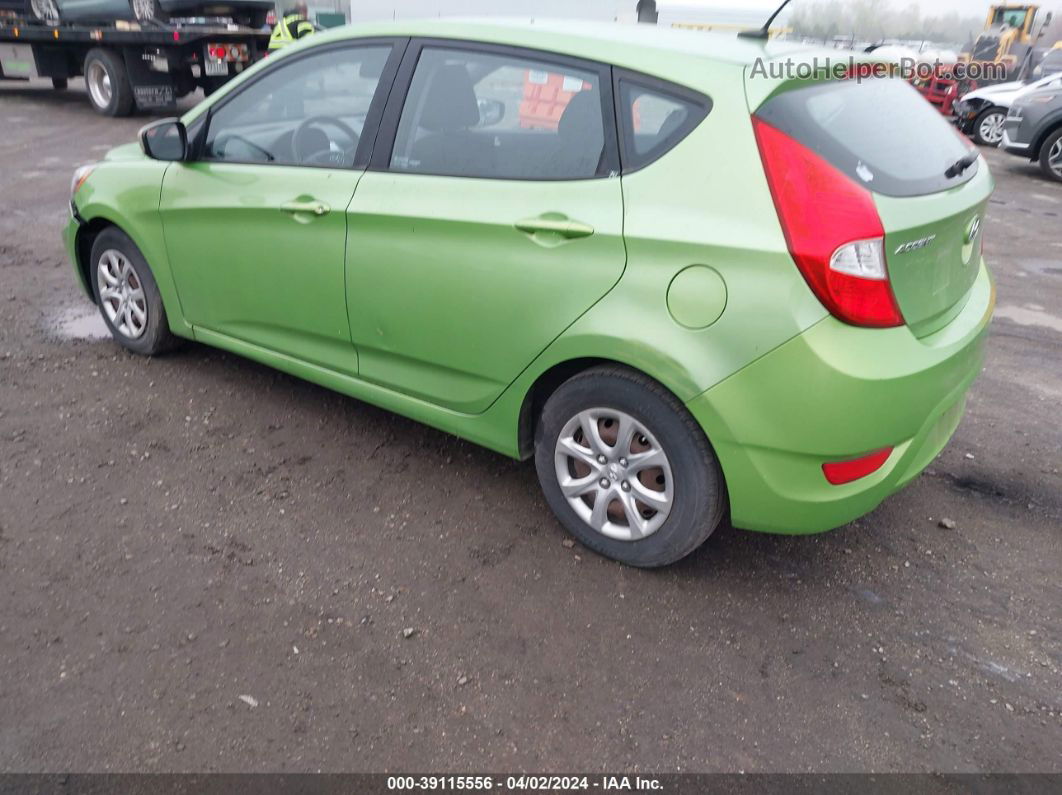 2013 Hyundai Accent Gs Зеленый vin: KMHCT5AE9DU127481