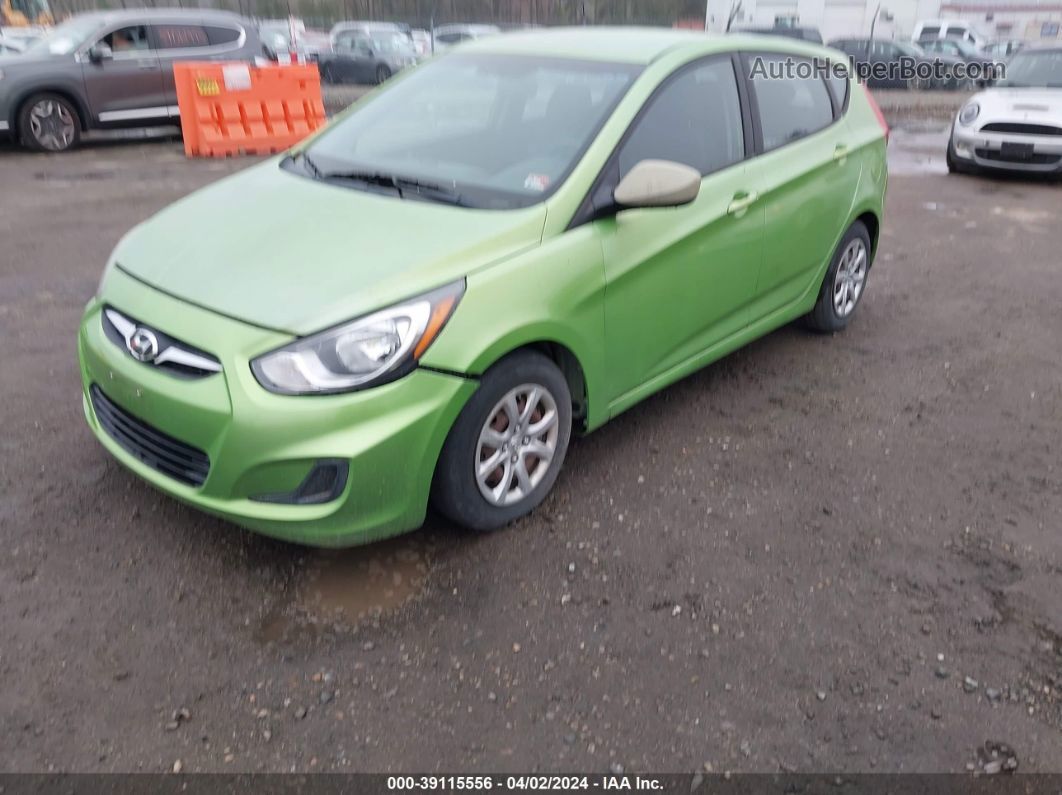 2013 Hyundai Accent Gs Зеленый vin: KMHCT5AE9DU127481