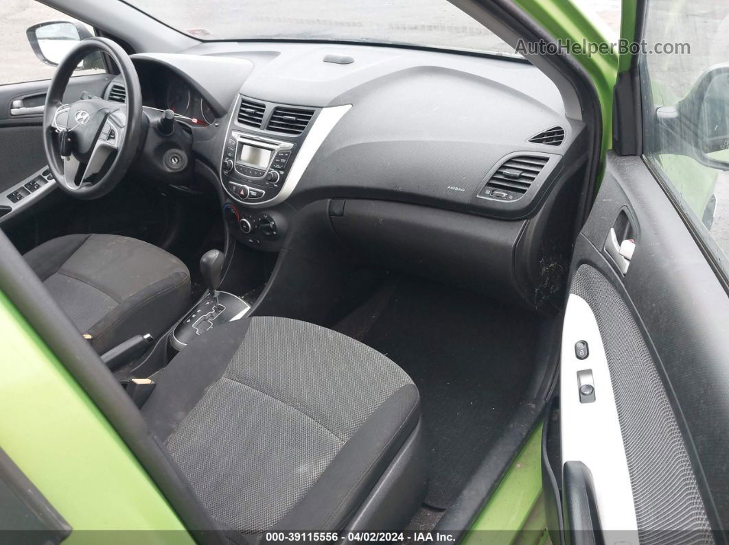 2013 Hyundai Accent Gs Green vin: KMHCT5AE9DU127481