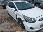 2013 Hyundai Accent Gs White vin: KMHCT5AE9DU130235