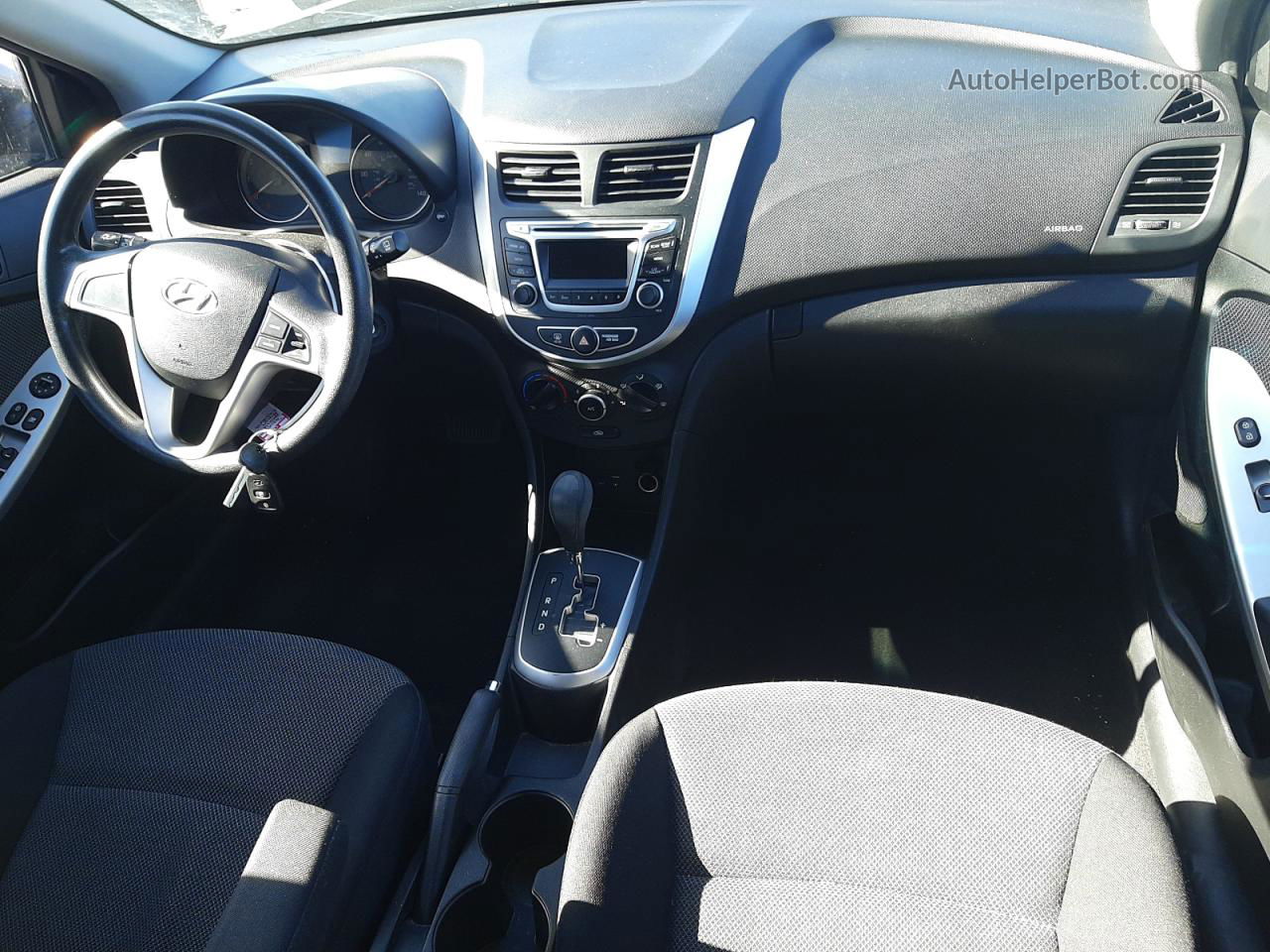 2014 Hyundai Accent Gls Gray vin: KMHCT5AE9EU147750