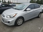 2014 Hyundai Accent Gls Silver vin: KMHCT5AE9EU165200