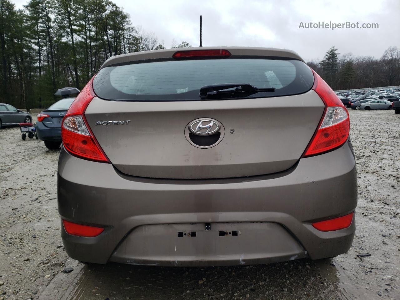 2014 Hyundai Accent Gls Tan vin: KMHCT5AE9EU168968