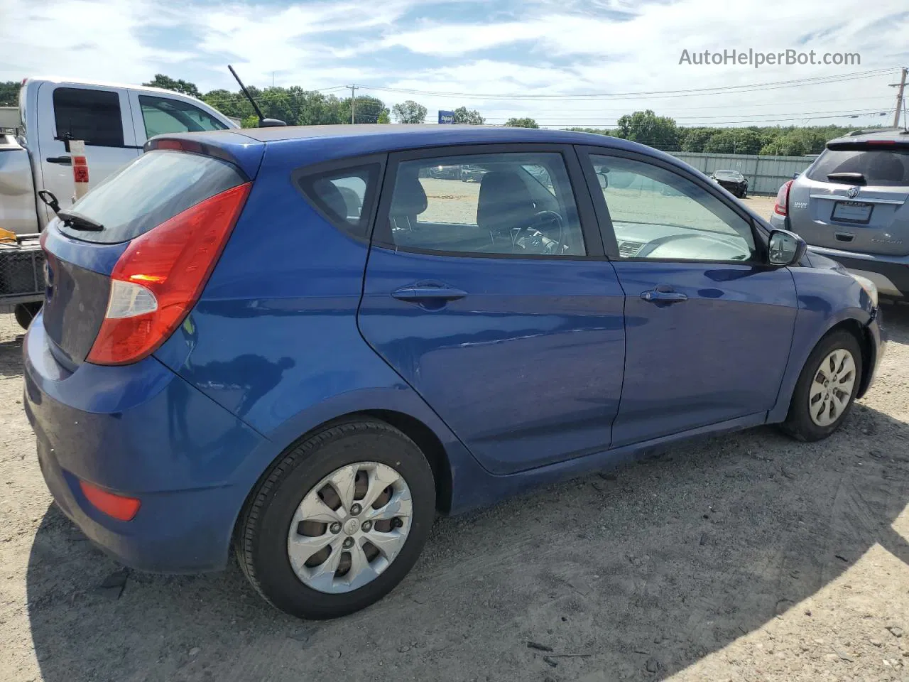 2015 Hyundai Accent Gs Blue vin: KMHCT5AE9FU198621