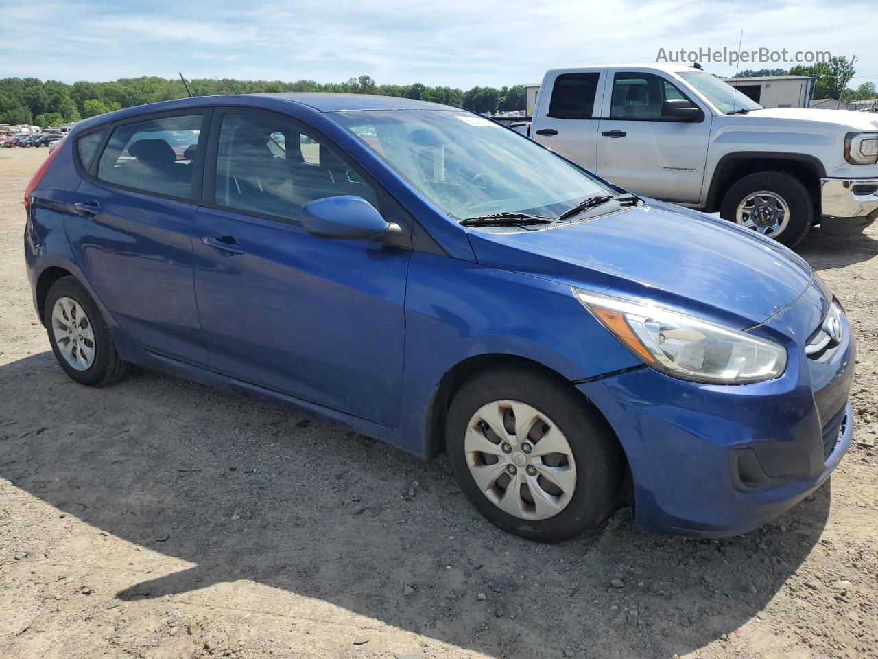 2015 Hyundai Accent Gs Blue vin: KMHCT5AE9FU198621